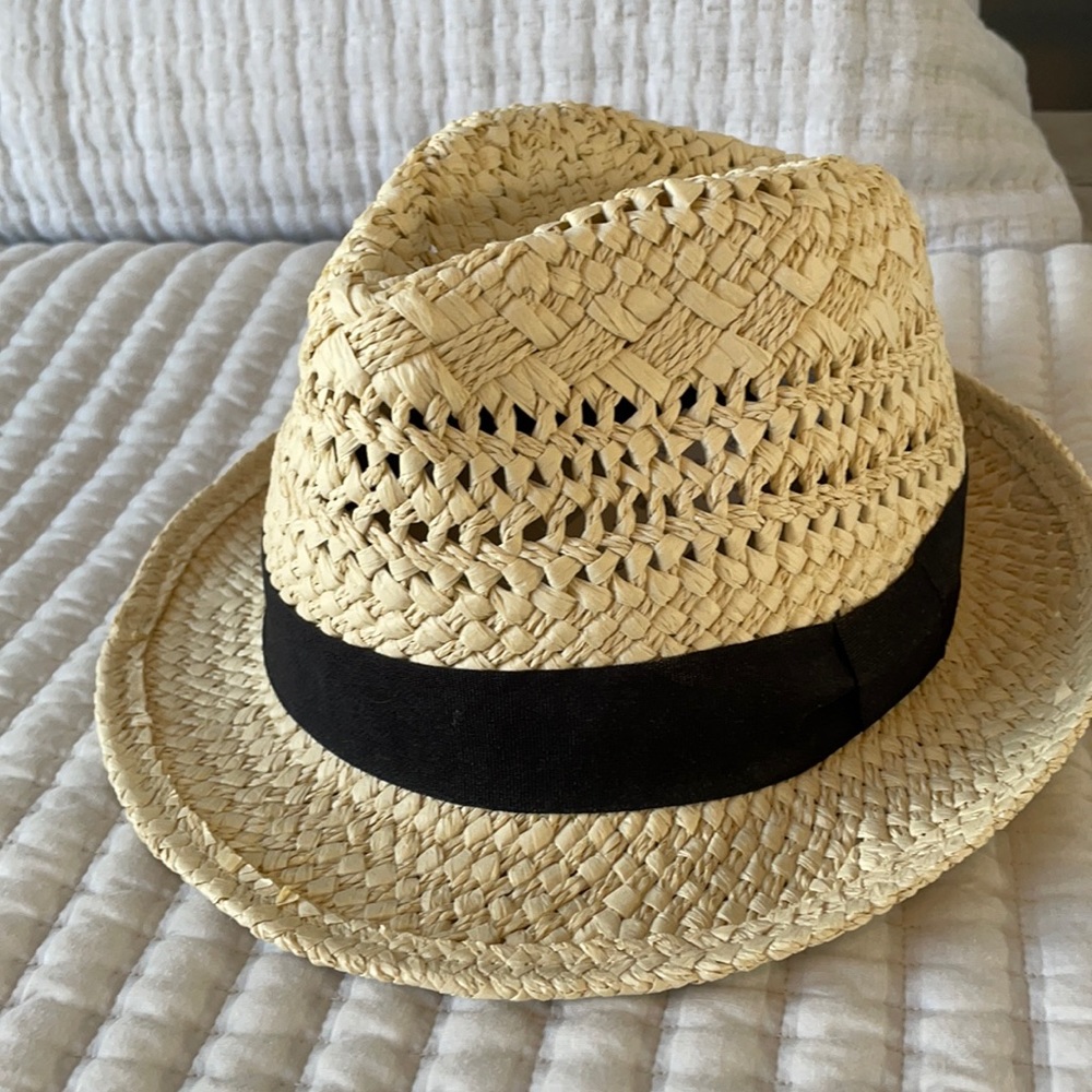 Straw hat from J Crew.